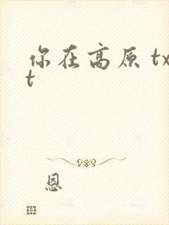 你在高原 txt