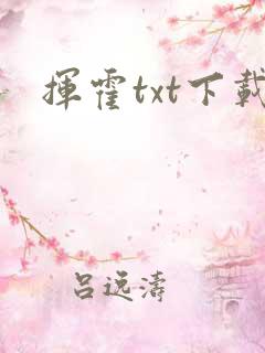 挥霍txt下载