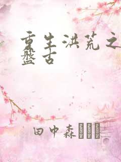 重生洪荒之我是盘古