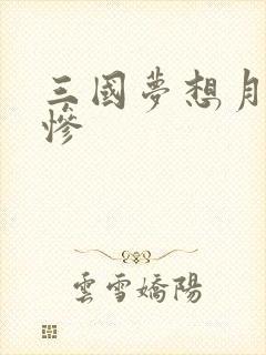三国梦想月英无惨