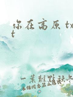 你在高原 txt