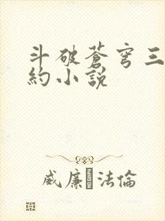 斗破苍穹三年之约小说