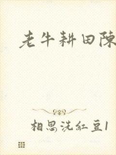老牛耕田陈雪