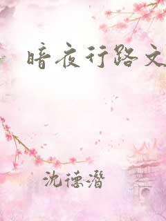 暗夜行路文集