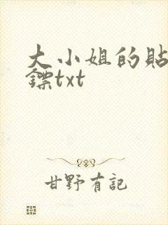 大小姐的贴身保镖txt