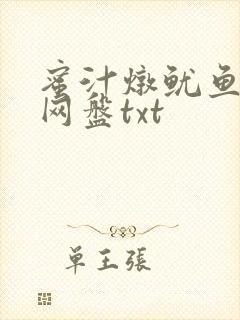 蜜汁炖鱿鱼百度网盘txt