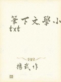 笔下文学小说网txt