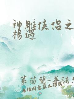 神雕侠侣之我是杨过