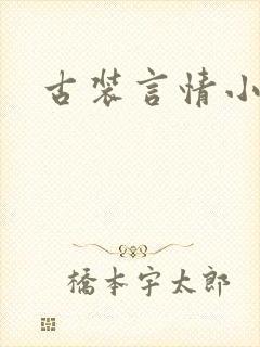 古装言情小说