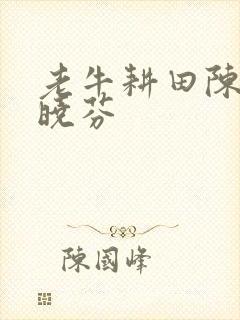 老牛耕田陈雪杨晓芬