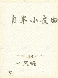 月半小夜曲小说
