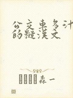 公交车多汁多肉的糙汉文