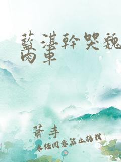 蓝湛干哭魏无羡肉车