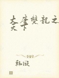 大唐双龙之无敌天下