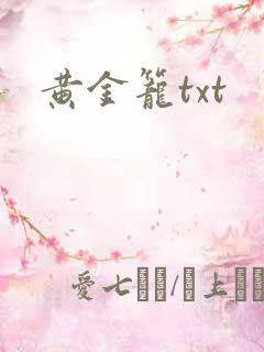 黄金笼txt