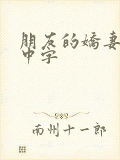 朋友的娇妻hd中字