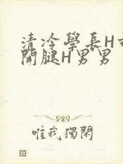 清冷学长H乖打开腿H男男