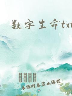 数字生命txt
