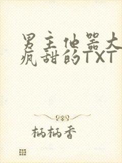 男主他器大活好疯甜的TXT