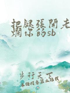 把腿张开老子臊烂你的sb