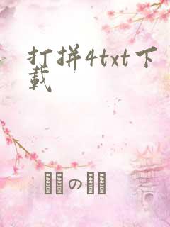 打拼4txt下载