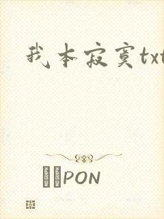 我本寂寞txt