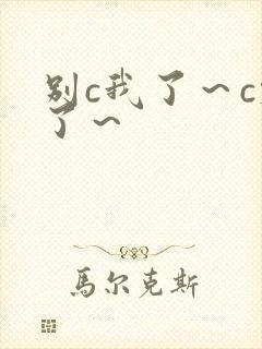 别c我了～c烂了～