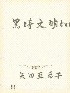 黑暗文明txt
