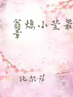 翁熄小莹最新节章