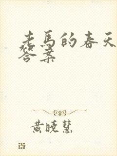 老马的春天阅读答案