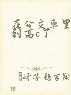 在公交车里c弄到高c了