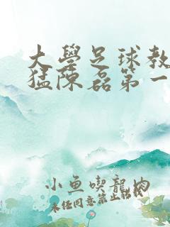 大学足球教练王猛陈磊第一篇