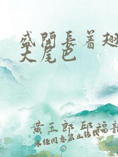 盛开长着翅膀的大尾巴