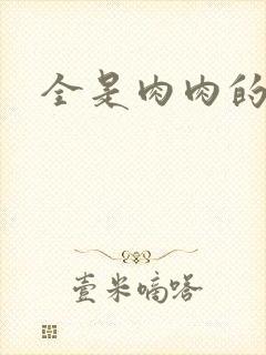 全是肉肉的小说
