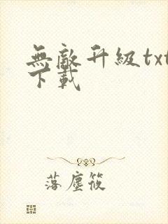 无敌升级txt下载