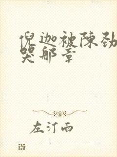 倪迦被陈劲生做哭那章