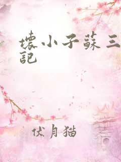 坏小子苏三风流记