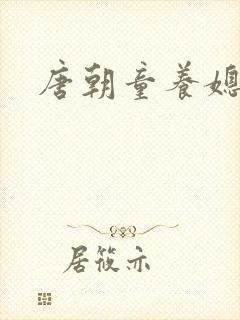 唐朝童养媳