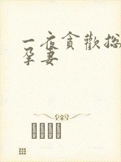 一夜贪欢总裁幸孕妻