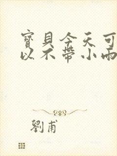 宝贝今天可不可以不带小雨伞