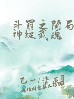 斗罗之开局签到神级武魂