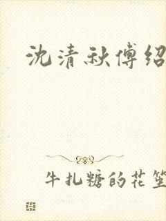 沈清秋傅绍小说