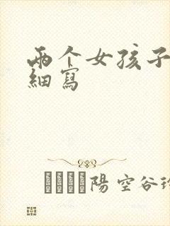 两个女孩子开车细写