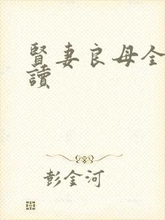 贤妻良母全文阅读