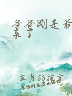 爸爸刚走爷爷就来了