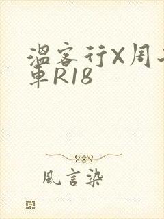 温客行X周子舒车R18