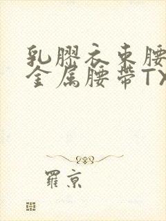 乳胶衣束腰勒紧金属腰带TXT