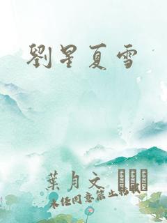刘星夏雪