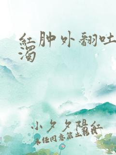 红肿外翻吐出白浊