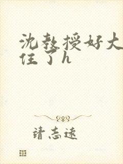 沈教授好大含不住了h